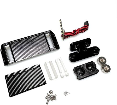 Club 5 Racing Front Head Light Grille (LED) w/Magnetic Body Mount for Redcat Ascent/Fusion in Kuwait