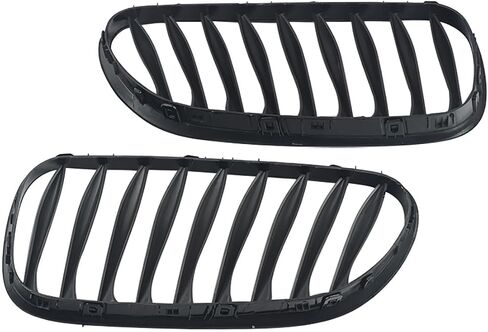Gloss Black Front Kidney Grille Grill Compatible with 2003-2008 BMW Z4 E85 E86 Coupe Roadster Hood Racing Grilles in Saudi Arabia