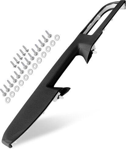KAIRAY 926-740 Front Right Passenger Side Armrest with Backet, Door Panel Compatible with Chevy Silverado Avalanche Tahoe Suburban GMC Sierra Yukon 2010-2014, 27In Release Handle Above Arm Rest, Grey in Kuwait