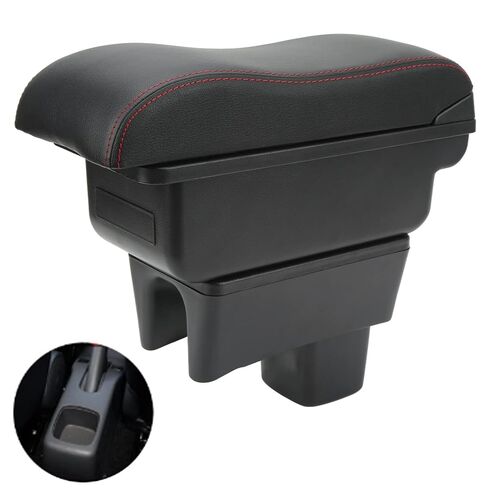 Car Armrest Storage Box,Smooth Neat Car Seat Gap Filler Organizer,Armrest Extender Console Storage Case for Swift 2005‑2021 in Kuwait