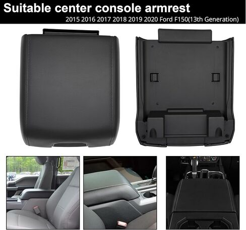 Center Console Armrest Lid Kit Fit for F150 2015-2020 (13th Generation) Front Console Armrest Replace Part # GL3Z-1506024-AB in Kuwait
