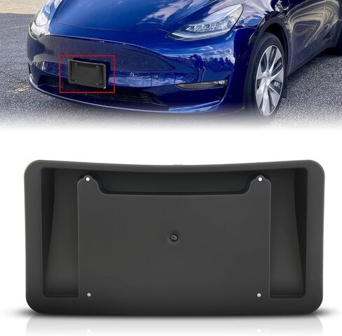 KARPAL Front License Plate Mount Bracket Compatible with 2020-2023 Tesla Model Y Replacement 1493090-00-A in Kuwait