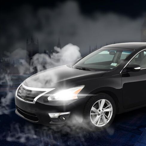 مجموعة المصابيح الأمامية PENSUN متوافقة مع Nissan Altima Sedan 4-Door 2013 2014 2015 مصباح أمامي لجهاز العرض من الكروم عدسة شفافة (جانب السائق) in Kuwait