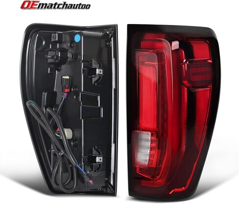 مصابيح خلفية LED متوافقة مع 2019-2026 GMC Sierra 1500 2020-2023 Sierra 2500HD/ 3500HD الخلفية الفرامل الخلفية OE Fit Tail Light Assembly GM2801310 84565922 84968741 (جانب الركاب الأيمن LED) in Kuwait