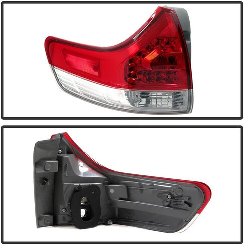 ACANII - لسيارة Toyota Sienna 2011-2014 مصباح خلفي بديل خلفي - جانب السائق فقط in Kuwait