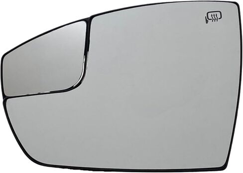 Spieg Passenger Side Mirror Glass for 2018-2022 Ford EcoSport Heated Blind Spot Monitoring BSM with Backing Plate Right GN1Z-17K707-D in Kuwait
