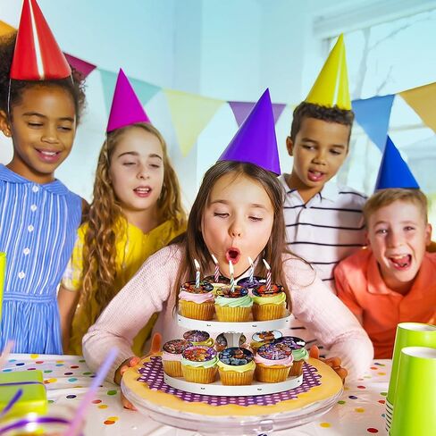 30x Five Nights At Fredy's Cupcake Toppers – Edible Happy Birthday Décor, Wafer Sheet Cake Decorating in Kuwait