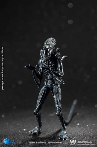 Hiya Toys Exquisite Mini Series 1/18 Scale 5 Inch Aliens Alien Warrior Blue Action Figure in Saudi Arabia