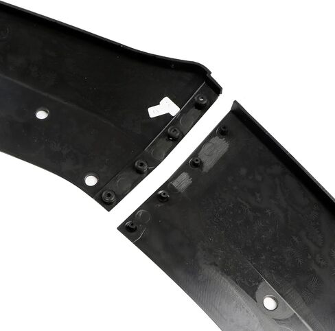 MUCO New 3Pcs Front Bumper Lip Compatible with Ford Mustang S650 GT 2024 2025 Gloss Black Front Lip Spoiler ABS Plastic in Kuwait