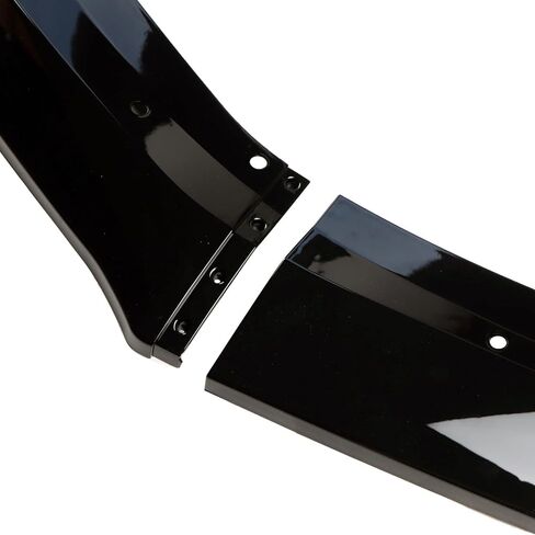 MUCO New 3Pcs Front Bumper Lip Compatible with Ford Mustang S650 GT 2024 2025 Gloss Black Front Lip Spoiler ABS Plastic in Kuwait