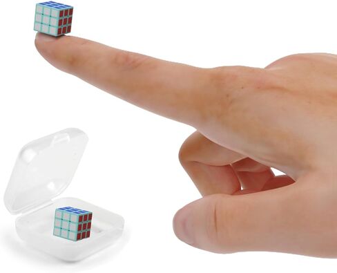 Mini Cube 3x3 - Cube Lab 1x1x1cm Tiny Cube, Smooth Magic Smallest Cube Gift for Kids and Adults(Blue) in Saudi Arabia