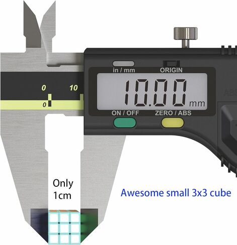 Mini Cube 3x3 - Cube Lab 1x1x1cm Tiny Cube, Smooth Magic Smallest Cube Gift for Kids and Adults(Blue) in Saudi Arabia