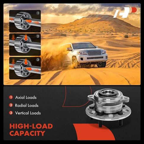 A-Premium 2 × محمل العجلة الخلفية ومجموعة المحور مع 5 عروات متوافقة مع Genesis G90 2017 2018 2019 in Kuwait