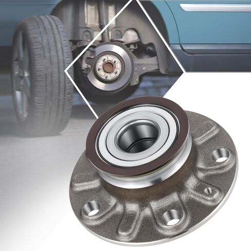 [Left/Right Side] Rear Wheel Bearing Hub Assembly Compatible with 06-21 Audi A3/VW Golf City GTI Jetta FWD in Kuwait