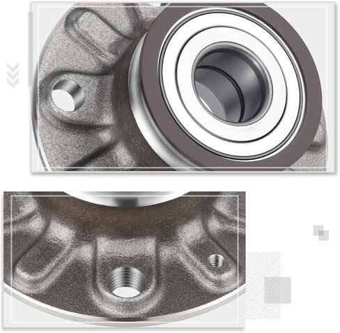 [Left/Right Side] Rear Wheel Bearing Hub Assembly Compatible with 06-21 Audi A3/VW Golf City GTI Jetta FWD in Kuwait