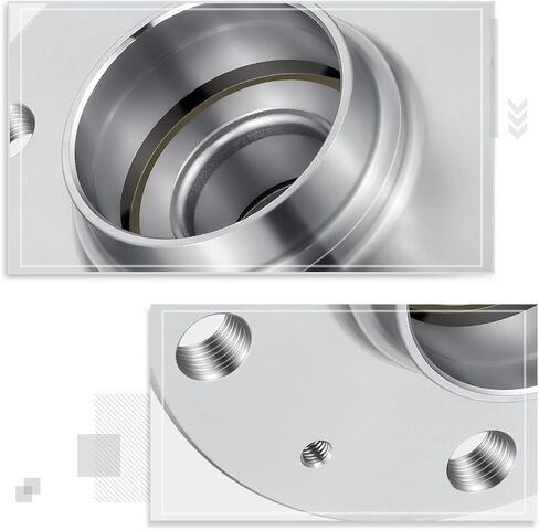 [Left/Right Side] Rear Wheel Bearing Hub Assembly Compatible with 06-21 Audi A3/VW Golf City GTI Jetta FWD in Kuwait
