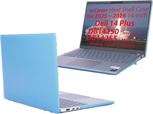 mCover Case ONLY Compatible for 2025+ 14" Dell 14 Plus DB14250 / DB14255 Clamshell Windows Notebook PC (NOT Fitting Any Other Dell Models)- Clear in Kuwait
