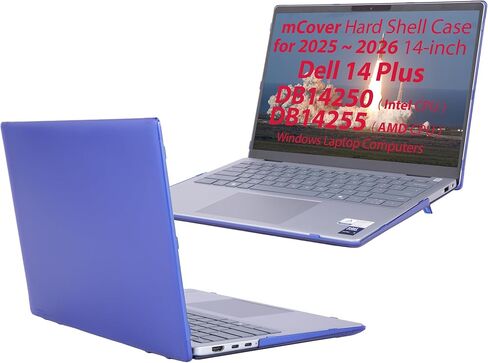mCover Case ONLY Compatible for 2025+ 14" Dell 14 Plus DB14250 / DB14255 Clamshell Windows Notebook PC (NOT Fitting Any Other Dell Models)- Clear in Kuwait