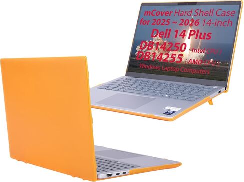 mCover Case ONLY Compatible for 2025+ 14" Dell 14 Plus DB14250 / DB14255 Clamshell Windows Notebook PC (NOT Fitting Any Other Dell Models)- Clear in Kuwait