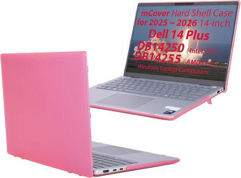 mCover Case ONLY Compatible for 2025+ 14" Dell 14 Plus DB14250 / DB14255 Clamshell Windows Notebook PC (NOT Fitting Any Other Dell Models)- Clear in Kuwait