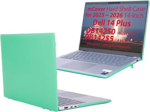 mCover Case ONLY Compatible for 2025+ 14" Dell 14 Plus DB14250 / DB14255 Clamshell Windows Notebook PC (NOT Fitting Any Other Dell Models)- Clear in Kuwait