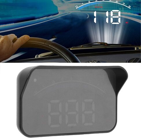 Heads Up Display for Cars, Car HUD Head Up Display M6S Universal Car 3.5 Inch HUD OBD Interface Windshield Projector, Speed, Engine RPM, OverSpeed War in Saudi Arabia