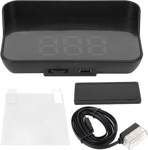 Heads Up Display for Cars, Car HUD Head Up Display M6S Universal Car 3.5 Inch HUD OBD Interface Windshield Projector, Speed, Engine RPM, OverSpeed War in Saudi Arabia