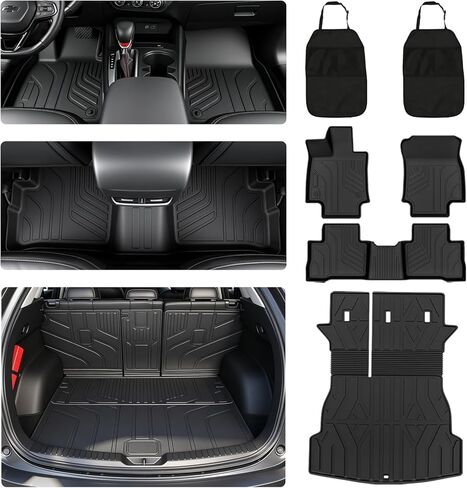 Floor Mats & Cargo Liner Set for Chevrolet Trax & Buick Envista 2024-2026, Custom Fit All Weather TPE Floor Liners with Seat Back Protector and Side Storage Mat in Saudi Arabia