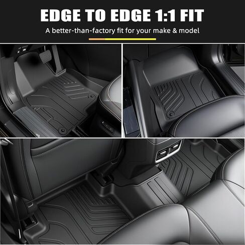 Floor Mats & Cargo Liner Set for Chevrolet Trax & Buick Envista 2024-2026, Custom Fit All Weather TPE Floor Liners with Seat Back Protector and Side Storage Mat in Saudi Arabia