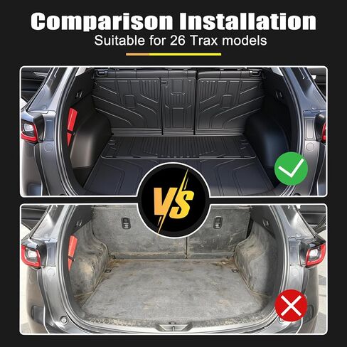 Floor Mats & Cargo Liner Set for Chevrolet Trax & Buick Envista 2024-2026, Custom Fit All Weather TPE Floor Liners with Seat Back Protector and Side Storage Mat in Saudi Arabia
