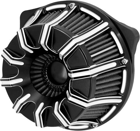 Motorcycle Air Filter Cleaner CNC Intake Filter System Kit Fit for Harley Softail 2000-2015 Touring 2000-2007 Dyna FXR 2000-2017 in Kuwait
