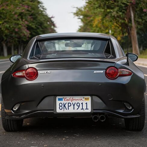 CARART Glossy Black Real Carbon Fiber Rear Trunk Lid Roof Spoiler Wing Compatible with 2016-2026 Mazda MX-5 MX5 Miata ND in Saudi Arabia