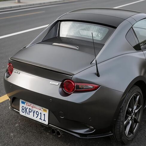 CARART Glossy Black Real Carbon Fiber Rear Trunk Lid Roof Spoiler Wing Compatible with 2016-2026 Mazda MX-5 MX5 Miata ND in Saudi Arabia
