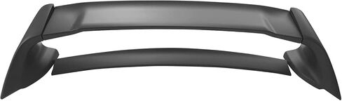 IKON MOTORSPORTS Pre-Painted Trunk Spoiler, Compatible with 2014-2021 Toyota Corolla Sedan, ABS Painted Matte Black Trunk Boot Lip Spoiler Wing Deck Lid Available in Kuwait