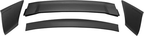 IKON MOTORSPORTS Pre-Painted Trunk Spoiler, Compatible with 2014-2021 Toyota Corolla Sedan, ABS Painted Matte Black Trunk Boot Lip Spoiler Wing Deck Lid Available in Kuwait