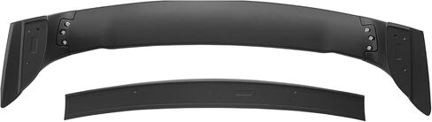 IKON MOTORSPORTS Pre-Painted Trunk Spoiler, Compatible with 2014-2021 Toyota Corolla Sedan, ABS Painted Matte Black Trunk Boot Lip Spoiler Wing Deck Lid Available in Kuwait