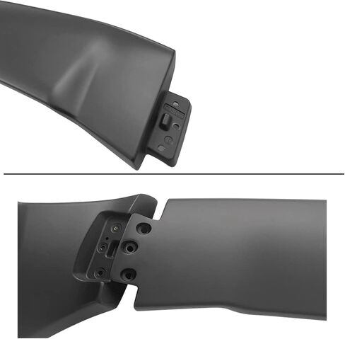 IKON MOTORSPORTS Pre-Painted Trunk Spoiler, Compatible with 2014-2021 Toyota Corolla Sedan, ABS Painted Matte Black Trunk Boot Lip Spoiler Wing Deck Lid Available in Kuwait