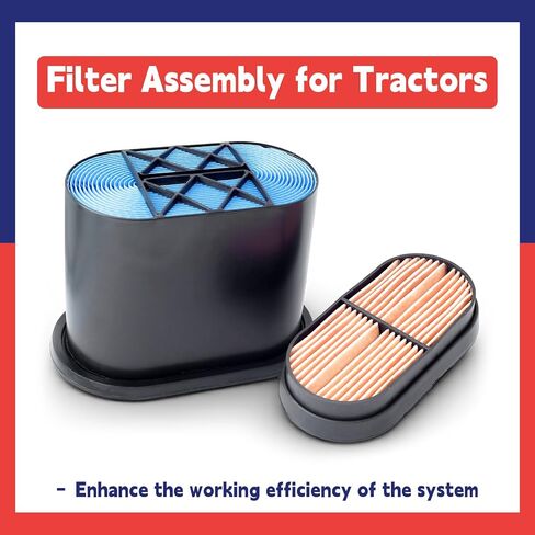 SU20768 RE253518 Filter Replacement for John Deere 5065M 5075M 5095M Tractors Compatible with Ford New Holland T4030 T4040 T4050 T5070 Replace 87356351 49275 LAF5934 P608533 FG6340591 in Kuwait