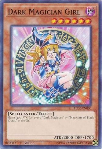Dark Magician Girl - LED6-EN000 - Common - 1st Edition in Kuwait