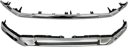 Front Upper & Lower Grille Molding Chrome Compatible With 2019-2024 Ra-m 2500 3500 5500 Big Horn, Laramie,Limited, 6NB051Z0AD 6NB051Z0AE, 17677619 in Saudi Arabia