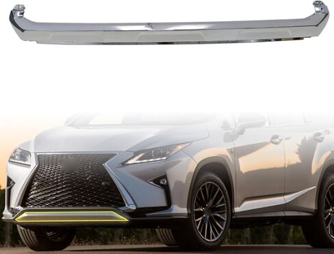 Priprilod Chrome Bumper Lower Cover Front Grille Molding Compatible with Lexus RX350 RX450 2016-2020# 531220E060 LX1202110 in Kuwait