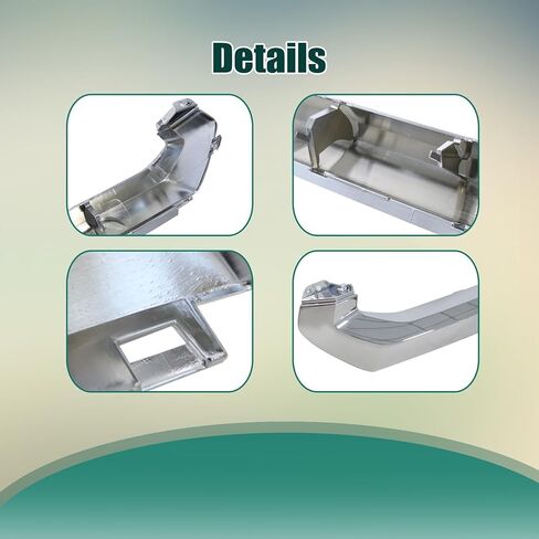 Priprilod Chrome Bumper Lower Cover Front Grille Molding Compatible with Lexus RX350 RX450 2016-2020# 531220E060 LX1202110 in Kuwait