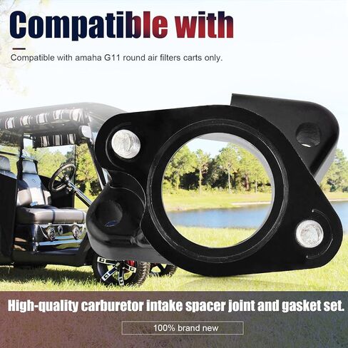 Carburetor Intake Manifold Spacer Joint Gasket Compatible with Yamaha Golf Cart G2 G5 G8 G9 G11 G14 4-Cycle Engine J38-13596-00 J38-13556-01-00 J38-1557-01-00 J38-13557-01-00 4745 4767 5928 in Kuwait