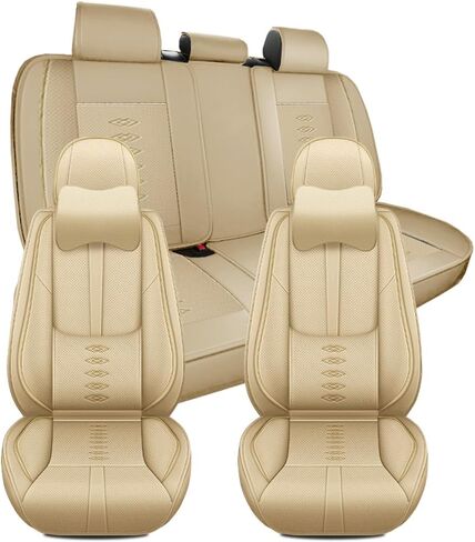 Car Seat Covers for Chevy Blazer EV 2024-2025,Waterproof Leather Seat Covers 5-Seats Standard,Interior Accessories with Airbag,Automobile Seat Cover Sets for Blazer EV(Black+Blue) in Saudi Arabia