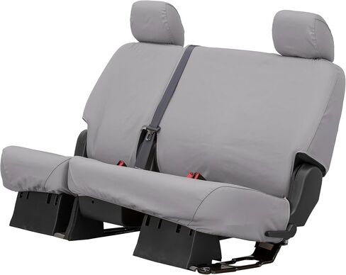 Covercraft Polycotton Custom Seat Covers | Fits 2022-2023 Ford Bronco Sport with Console Vault | 2nd Row 60/40 Bench Seat, Grey in Kuwait