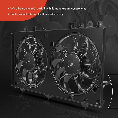 A-Premium Engine Radiator Cooling Fan Assembly Compatible with Select Subaru Models - Outback, Legacy, 2020 2021 2022, 2.5L - Replace# 45131ANOOAPFM in Kuwait