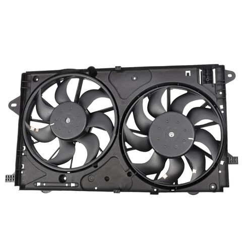 Radiator Cooling Fan Assembly Compatible with TSX Accord Crosstour 2008-2015 L4 2.4L Engine Replace 38615R40A01 38616R40A01 621357 in Saudi Arabia