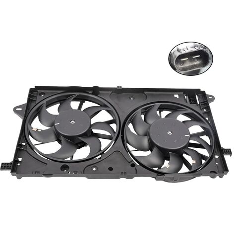 Radiator Cooling Fan Assembly Compatible with TSX Accord Crosstour 2008-2015 L4 2.4L Engine Replace 38615R40A01 38616R40A01 621357 in Saudi Arabia