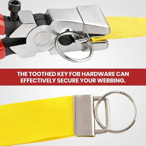 40Sets 1 inch Key Fob Hardware with Key Fob Pliers,1 Inch Lanyard Keychain Hardware, Glass Running Pliers Tools for Wristlet Keys Fobs/Keys Lanyards(Silver) in Saudi Arabia
