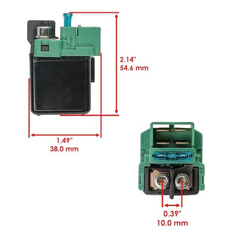 Caltric Starter Solenoid Relay Compatible with Honda CRF250F 2019 2020 2021 2022 2023-2025 in Kuwait